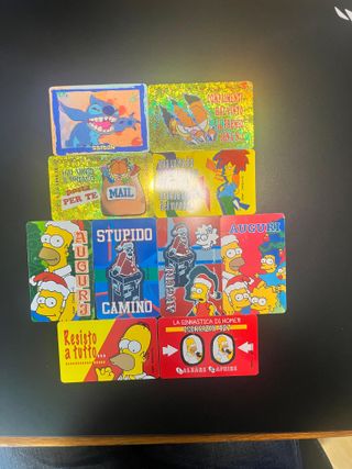 Carte Simpsons, Garfield, Lilo & Stitch