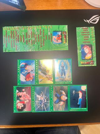 Carte Dragon Ball Z Serie Verde Panini