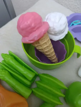 Comidita de juguete: Frutas, verduras y más