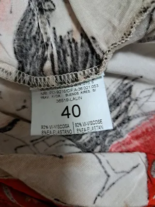 Camiseta Talla L Multicolor