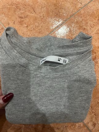 Camiseta gris manga larga Lefties