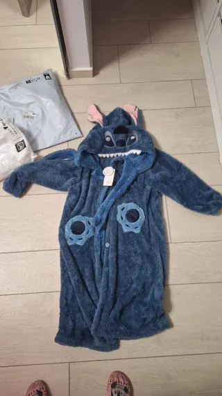 Vestaglia Stitch Coppia Blu e Rosa