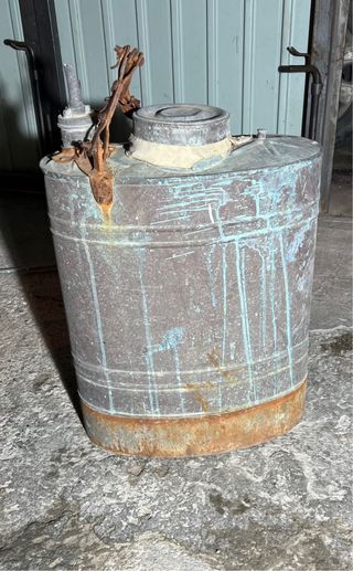 ANTIGUAS MÁQUINAS de sulfatar de cobre