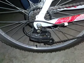 Bicicleta Rockrider Blanca y Rosa