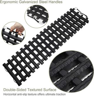 2 alfombrillas de tracción TPR de 31.5 pulgadas de