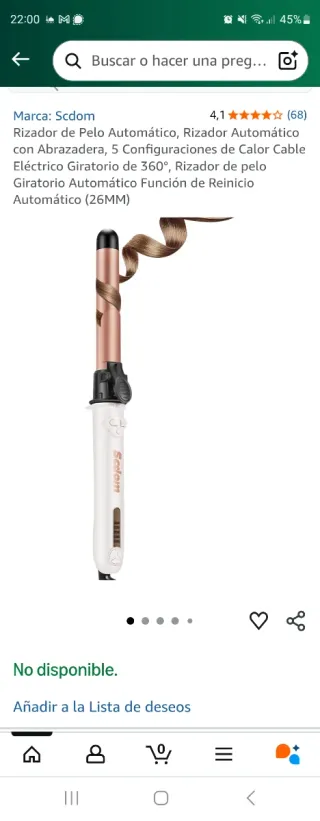 Rizador de Pelo Automático Sedom