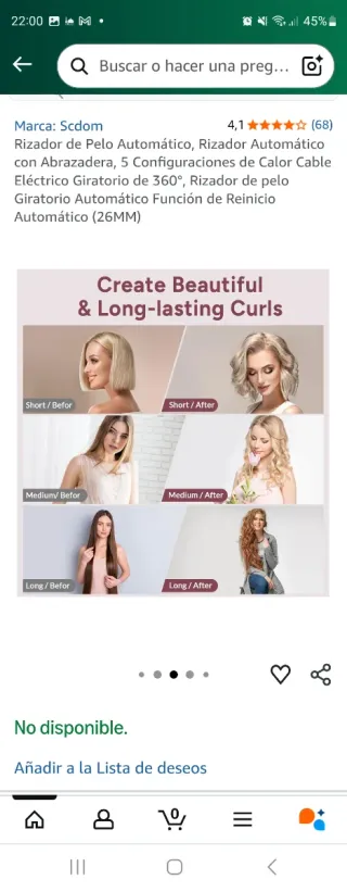 Rizador de Pelo Automático Sedom