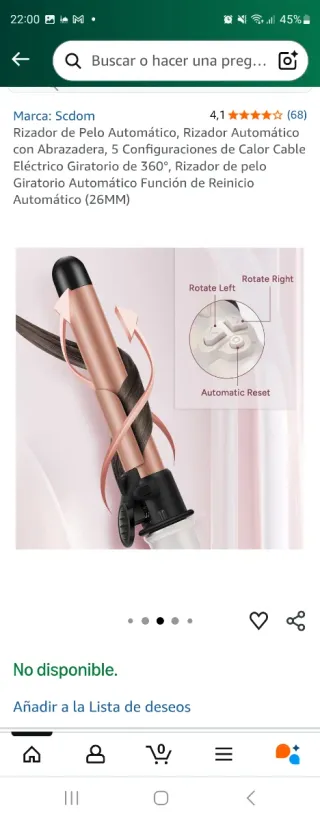 Rizador de Pelo Automático Sedom