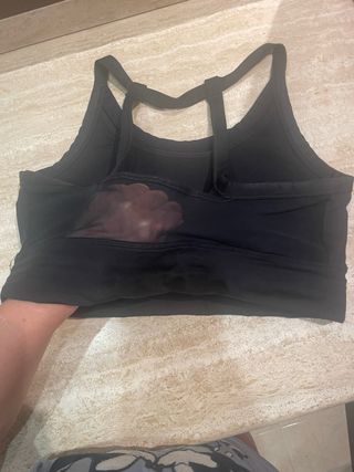 Sujetador deportivo Nike Air Negro