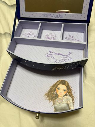 Joyero Top Model Azul con Estrellas