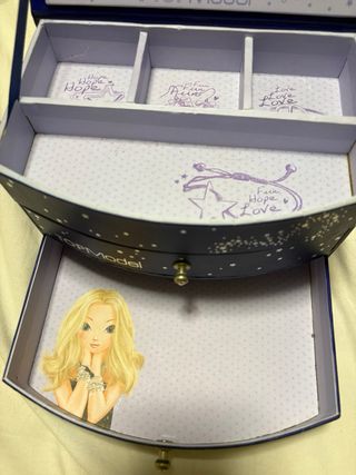 Joyero Top Model Azul con Estrellas