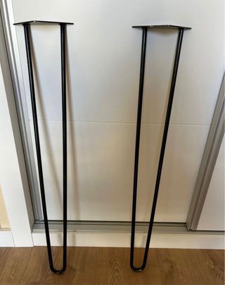 Patas de hierro forjado.