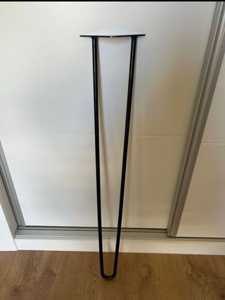 Patas de hierro forjado.