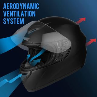 Favoto Casco Integral para Moto, Casco de Motocicl