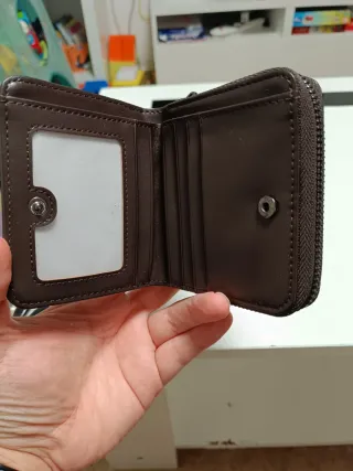 Billetera WACCET pequeña hombre café