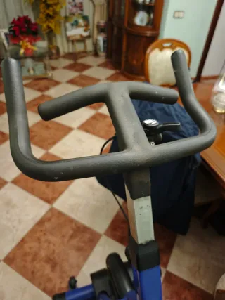 Bicicleta de Spinning Roja y Azul