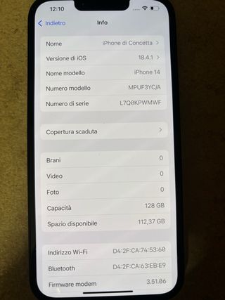 iPhone 14 128GB Blu Navy