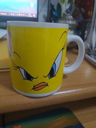 Tazza Tweety 1998 in ceramica gialla