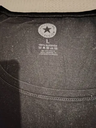 Camiseta negra Talla L