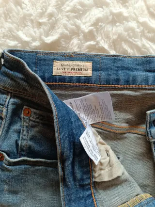 Pantalón Levis 512 Hombre Azul Roto