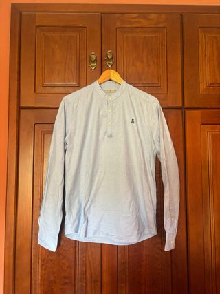 Camisa Scalpers azul manga larga