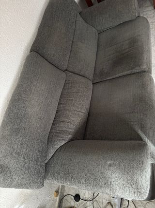 Sofá 3 plazas gris oscuro