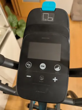 Bicicleta Elíptica Negra Domyos 120