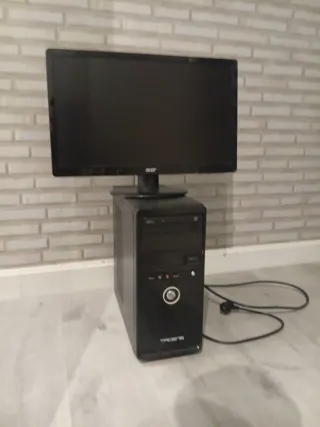 Ordenador Acer Completo Negro