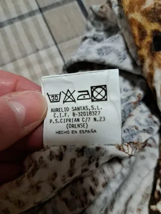 Camiseta Leopardo Talla M