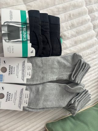Primark Boxer y Calcetines Pack 3+5