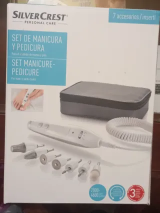 Set Manicura y Pedicura Silver Crest