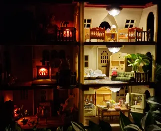 Casa Sylvanian Families con ascensor