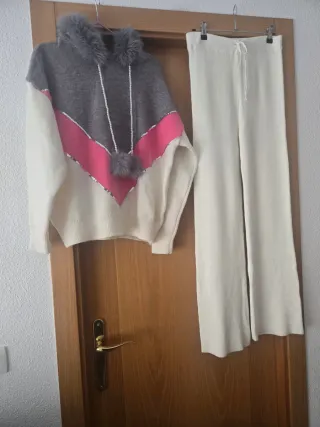 Conjunto chándal capucha y pantalón, talla unica