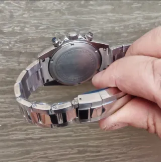 Seiko Daytona Cronógrafo Negro/Plata