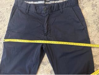 Pantalones de vestir azul hombre