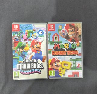 Super Mario Bros Wonder y Mario vs Donkey Kong