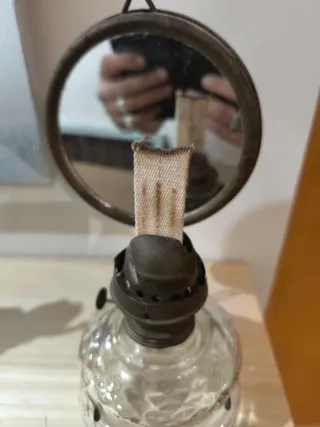 Lámpara de carruaje finales S.XIX perfecto estado