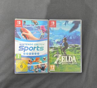 Nintendo Switch Sports y Zelda Breath of the Wild