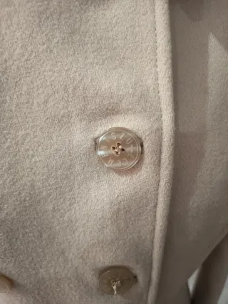 Cappottino beige doppiopetto