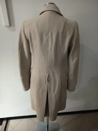 Cappottino beige doppiopetto