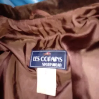 Giacca Les Copains velluto marrone taglia 42