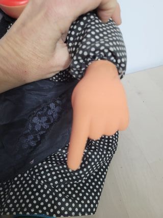 Muñeca Doña Rogelia Marioneta Vicma años 7'