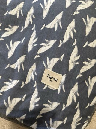 Arrullo acolchado Fundas BCN ballenas