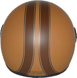 Casco jet con 2 visores en color negro mate con ra