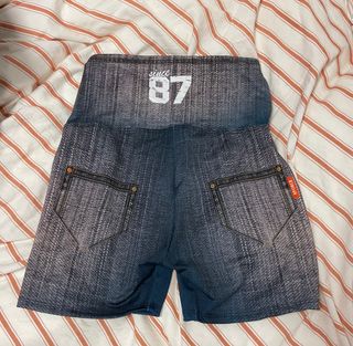 Shorts Beverly Azul/Gris