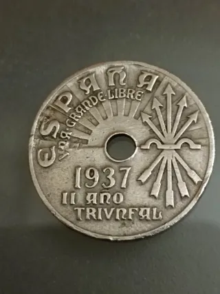 25 céntimos España 1937