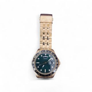 Reloj Guess Dorado y Verde para Hombre
