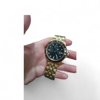 Reloj Guess Dorado y Verde para Hombre