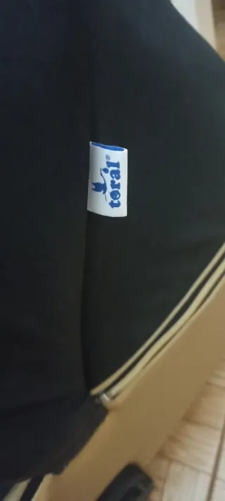 Capazo Carrito Dorado y Negro Marca Toral