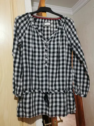 Camisa de cuadros mujer